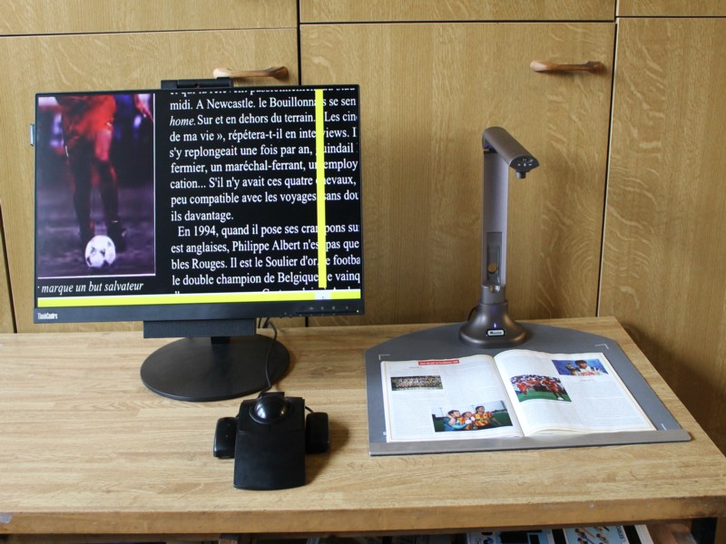 machine à lire pour malvoyants et non voyants