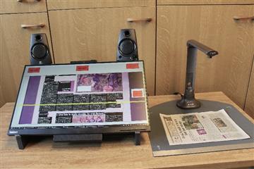 vidéo agrandisseur vocal