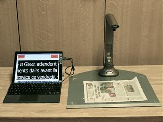 vidéo agrandisseur vocal